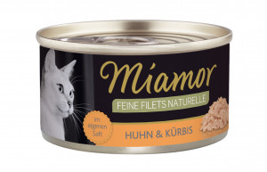 Miamor Feine Fillets Naturelle Huhn&Kurbis 12x80g